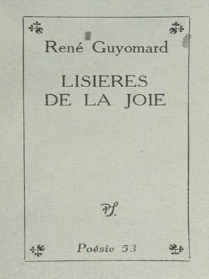 cover image of Lisières de la joie